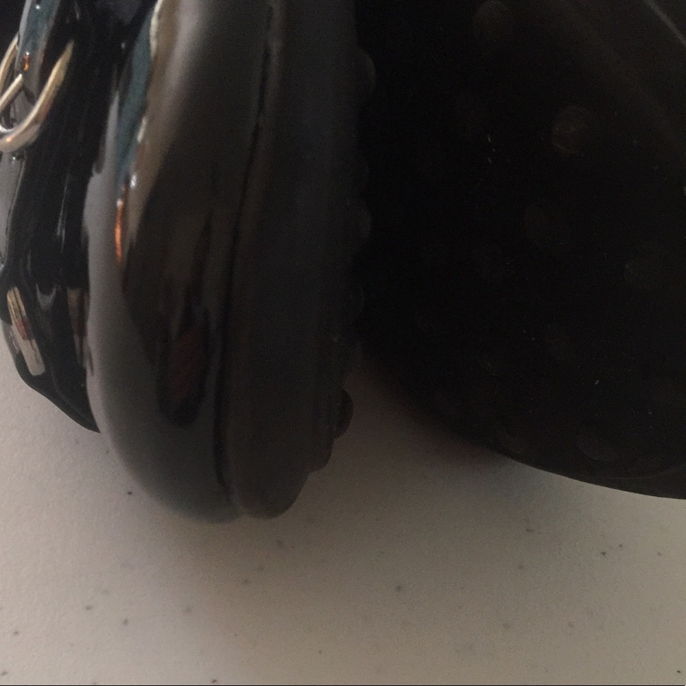 Solesenseability Black Patent Cap Ballet Flats 6 - Picture 9 of 16